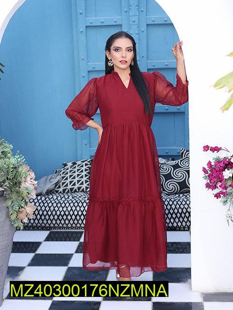 *Product Name*: ShopSpace long Maroon Frock (Fr-614N)
*Product Description*: Elevate Your Wardrobe With Our Collection
*Product Details*:Retail Price: 2499
Designed To Be Worn On Casual As Well As Formal Days
Style It Your Way And Be Confident
Fabric